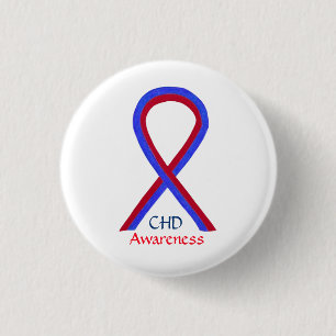 Congenital Heart Defect CHD Awareness Ribbon Pins