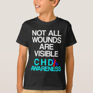 Congenital Heart Disease Defect Survivor Chd Warri T-Shirt
