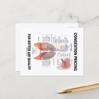 Congestion Pricing For Better Air Quality Postcard