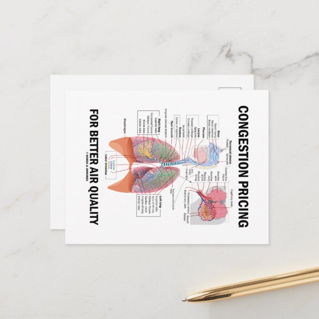 Congestion Pricing For Better Air Quality Postcard (Front/Back In Situ)