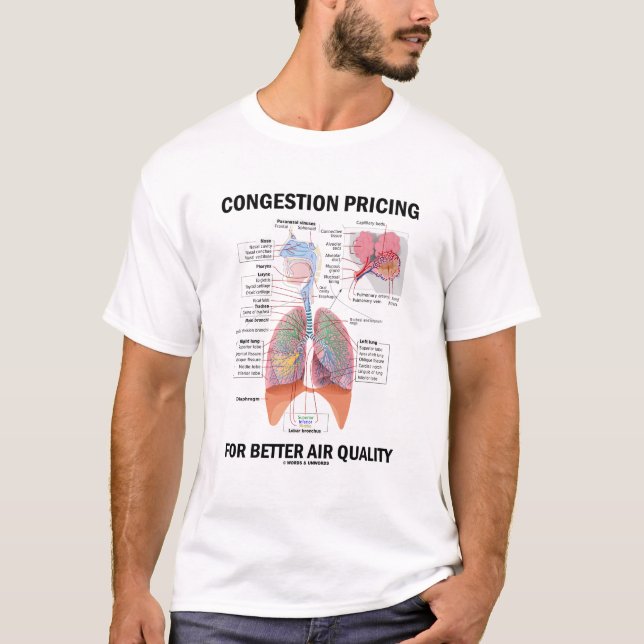 Congestion Pricing For Better Air Quality T-Shirt (Front)
