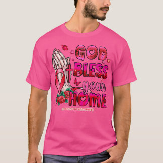 Congestive Heart Failure Awareness god bless faith T-Shirt