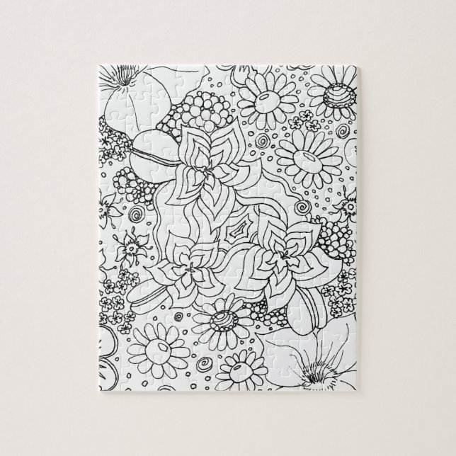 Conglomeration of Flowers Jigsaw Puzzle (Vertical)