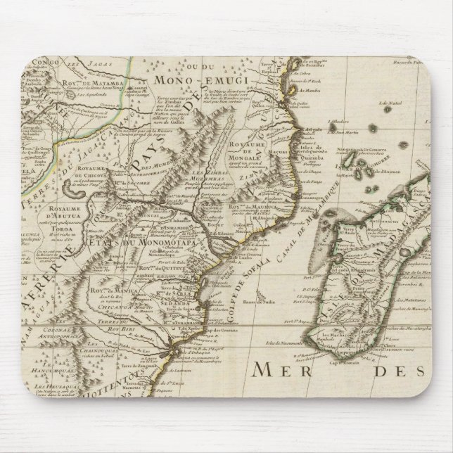 Congo, Africa Mouse Mat (Front)