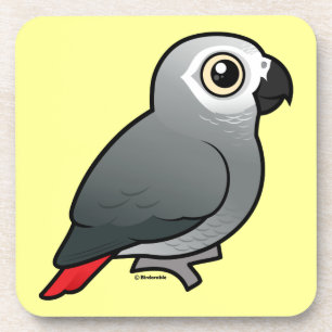 Congo African Grey Coaster