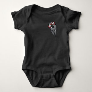 Congo African Grey Parrot Baby Bodysuit