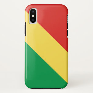 Congo-Brazzaville Flag iPhone X Case