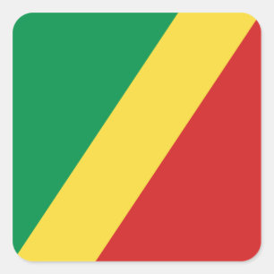 Congo-Brazzaville Flag Sticker