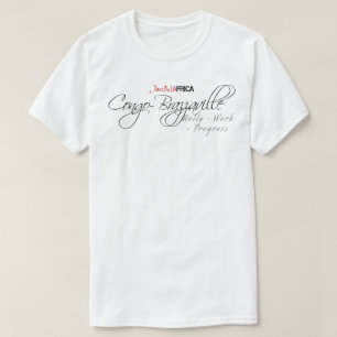 Congo-Brazzaville Sleek - Light T-Shirt