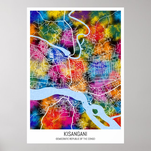  Congo City Map Poster (Front)