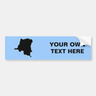 CONGO, DEMOCRATIC REPUBLIC BUMPER STICKER