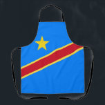 Congo flag apron<br><div class="desc">An ideal gift for all those who are patriotic of their country!</div>