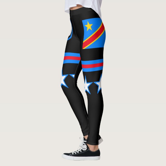 Congo Flag Leggings (Left)
