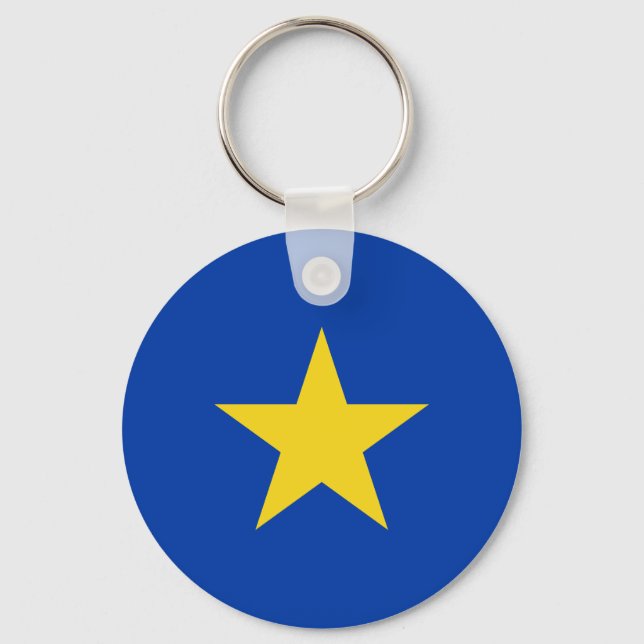 Congo Free State, Democratic Republic of the Congo Key Ring (Front)