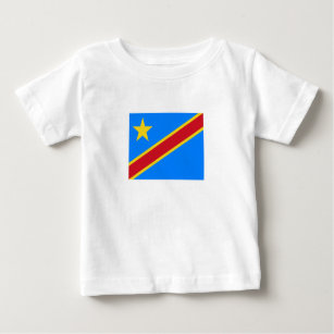 Congo Kinshasa Flag Baby T-Shirt