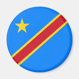 Congo Kinshasa Flag Magnet