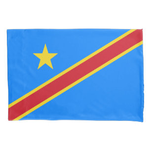 Congo Kinshasa Flag Pillowcase