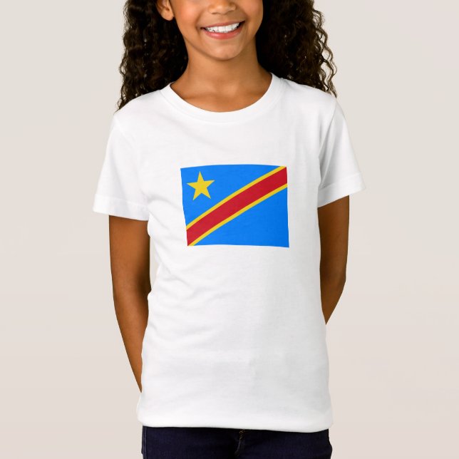 Congo Kinshasa Flag T-Shirt (Front)