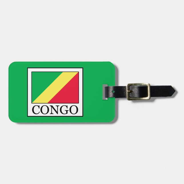 Congo Luggage Tag (Front Horizontal)
