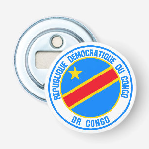 Congo Round Emblem Bottle Opener