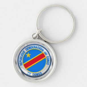 Congo Round Emblem Key Ring