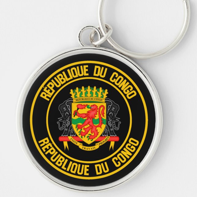 Congo Round Emblem Key Ring (Front)