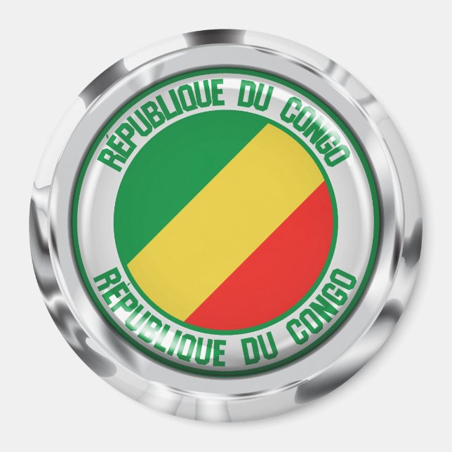Congo Round Emblem Magnet (Front)