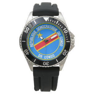 Congo  Round Emblem Watch