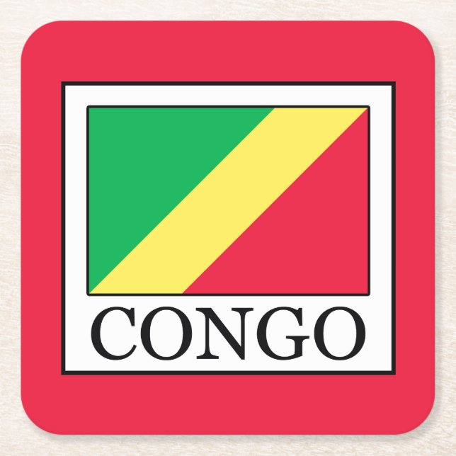 Congo Square Paper Coaster (Front)