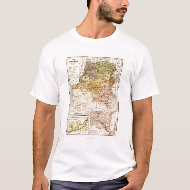 CongoPanoramic MapCongo T-Shirt (Front)