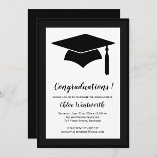"Congraduations" Graduation Invitation