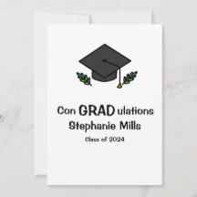 ConGRADulations Graduation Student Card