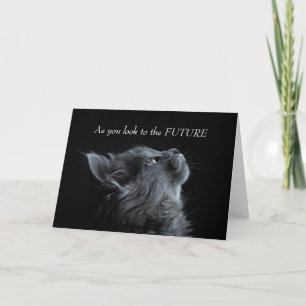 Congradulations on Graduation Cute Cat Card