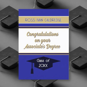 Congrats Associate degree college graduation card