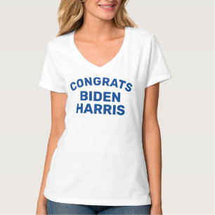 Congrats Biden Harris Custom Text and Colours T-Shirt
