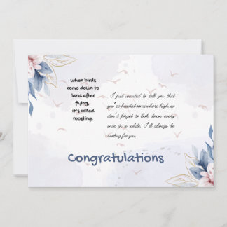 Congrats card