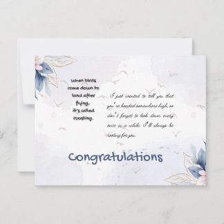 Congrats card