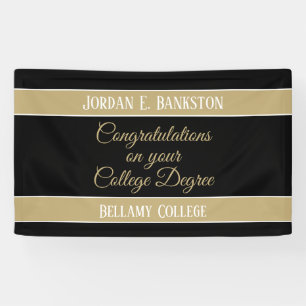 Congrats! Celebrate College degree banner