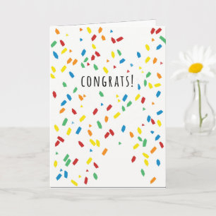 CONGRATS CONFETTI CARD