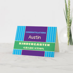 Congrats! Custom Kindergarten graduation card! Card