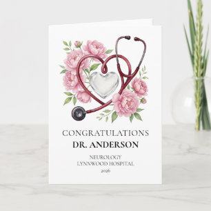 Congrats Doctor, Nurse Personalised Card