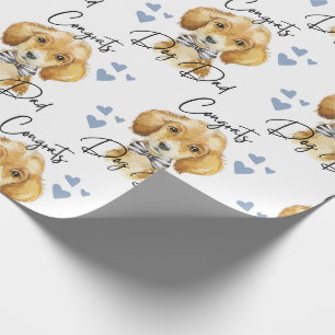 Congrats Dog Dad Wrapping Paper
