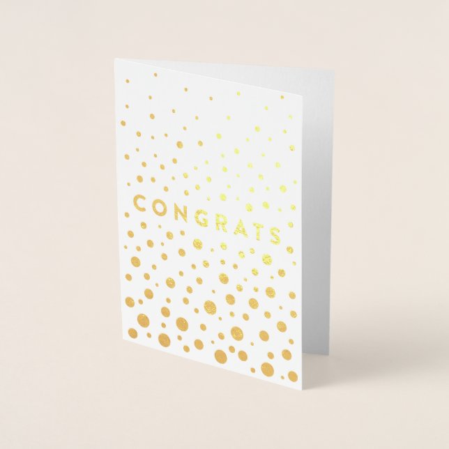 Congrats Foil Card (Front)