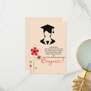 Congrats for the graduation thank you card