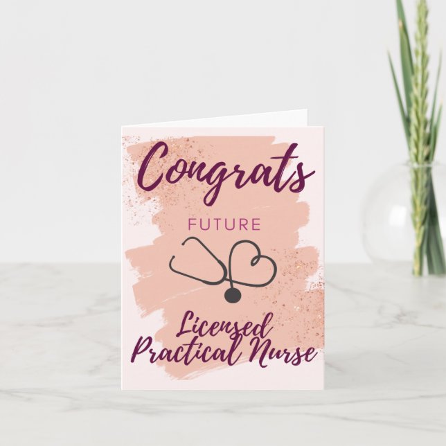 Congrats Future LPN Card (Front)
