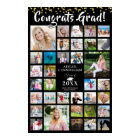 CONGRATS GRAD 35 Photo Collage Black