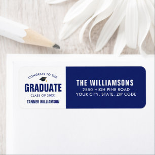 Congrats Grad Cap Class 20XX Modern Grad Custom