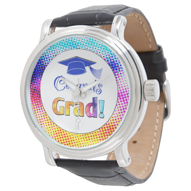 Congrats Grad Colours, Fun Watch (Angled)
