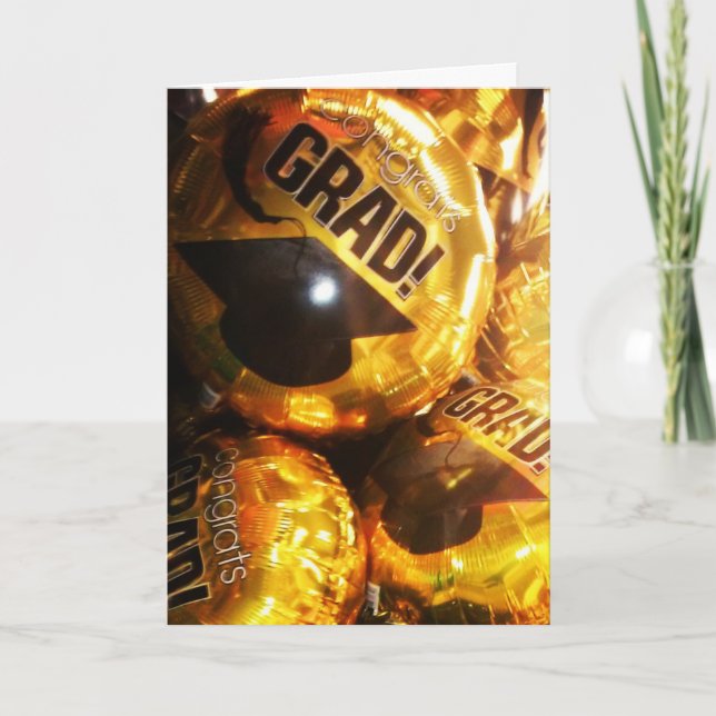 "CONGRATS GRAD!" Congratulatory Card (Front)