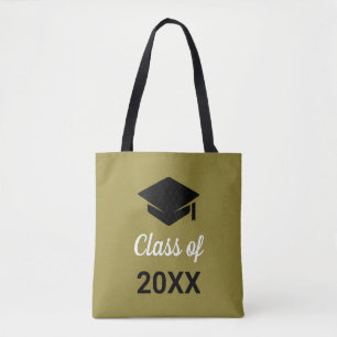 Congrats Grad Graduation Cap Class Of Any Year Tote Bag